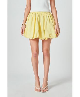 Women's High Waisted Bubble Skirt