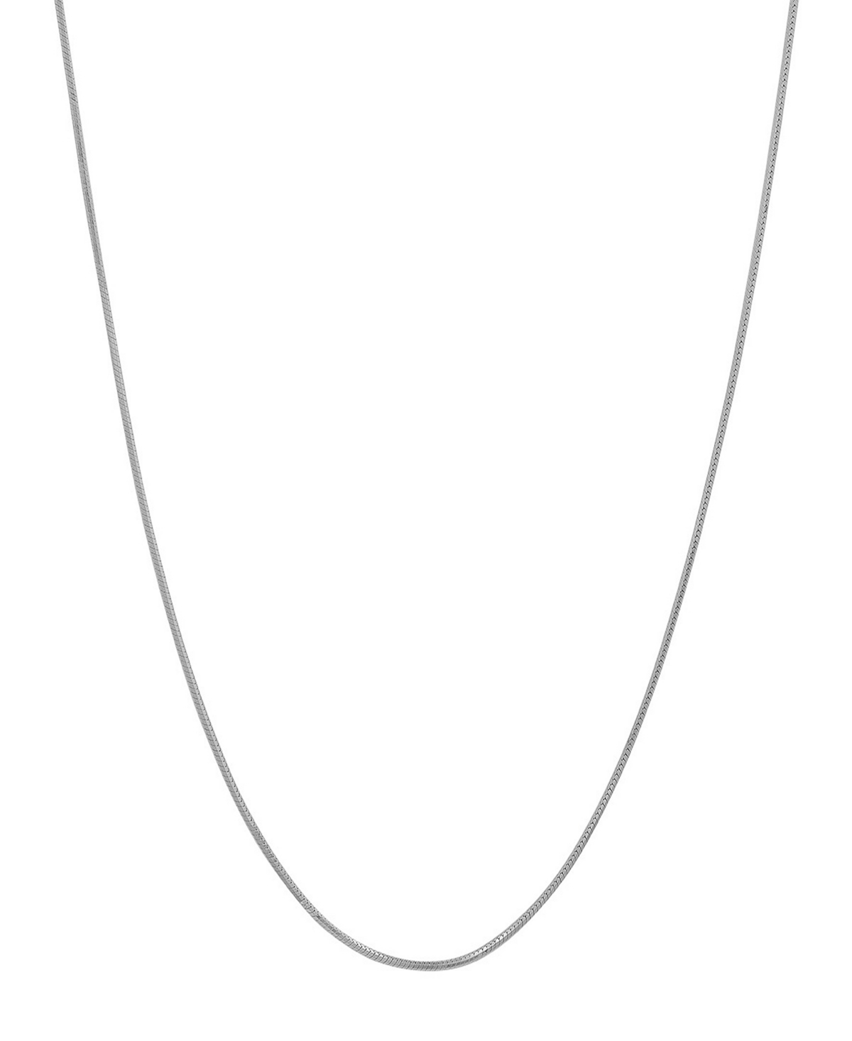 Women's Sterling Silver Snake Chain Necklace - Silver