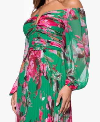 Women's Printed Long A-Line Dress