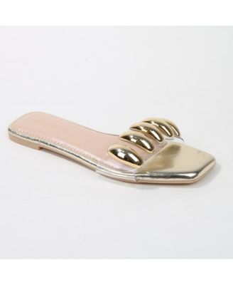 Kiki Embellished Cleat Strap Slides
