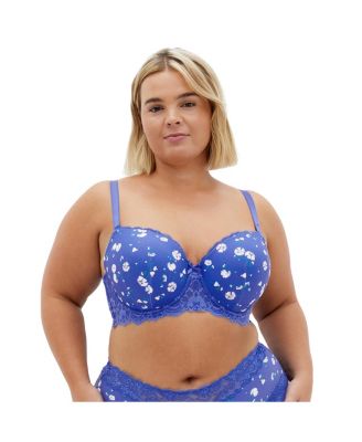 Plus Size Hailey Contour Print Bra
