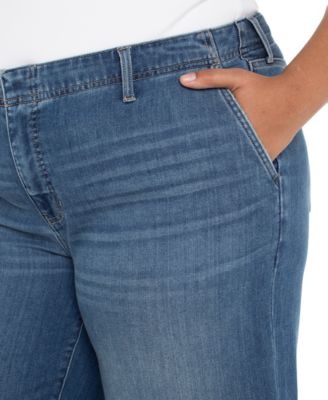 Plus Size Weekender High-Rise Wide-Leg Jeans