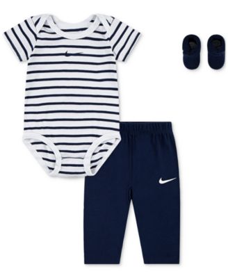 Baby Boy or Girl Bodysuit, Pants & Terry Socks, 3 Piece Gift Set