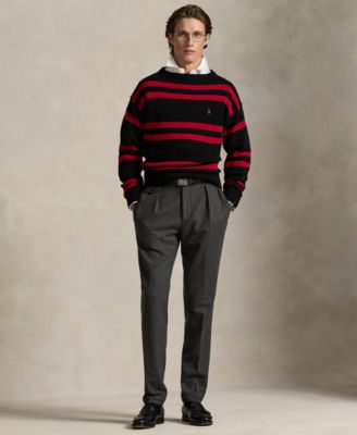 Men's Striped Wool Sweater