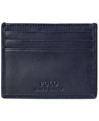 Men's Polo Bear Leather Card Case