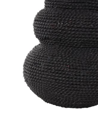 Seagrass 13.9" Woven Bubble Bohemian Vase