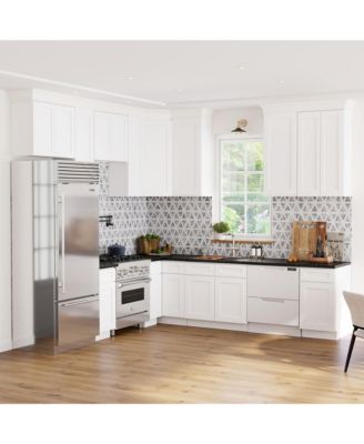 W12" X H34.5" X D24" Plywood Ready to Assemble Floor Base Kitchen Cabinet