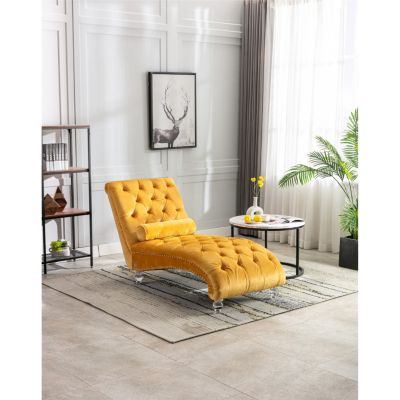 Leisure Concubine Sofa With Acrylic Feet