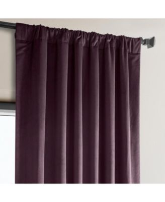 Heritage Plush Velvet Room Darkening Curtain