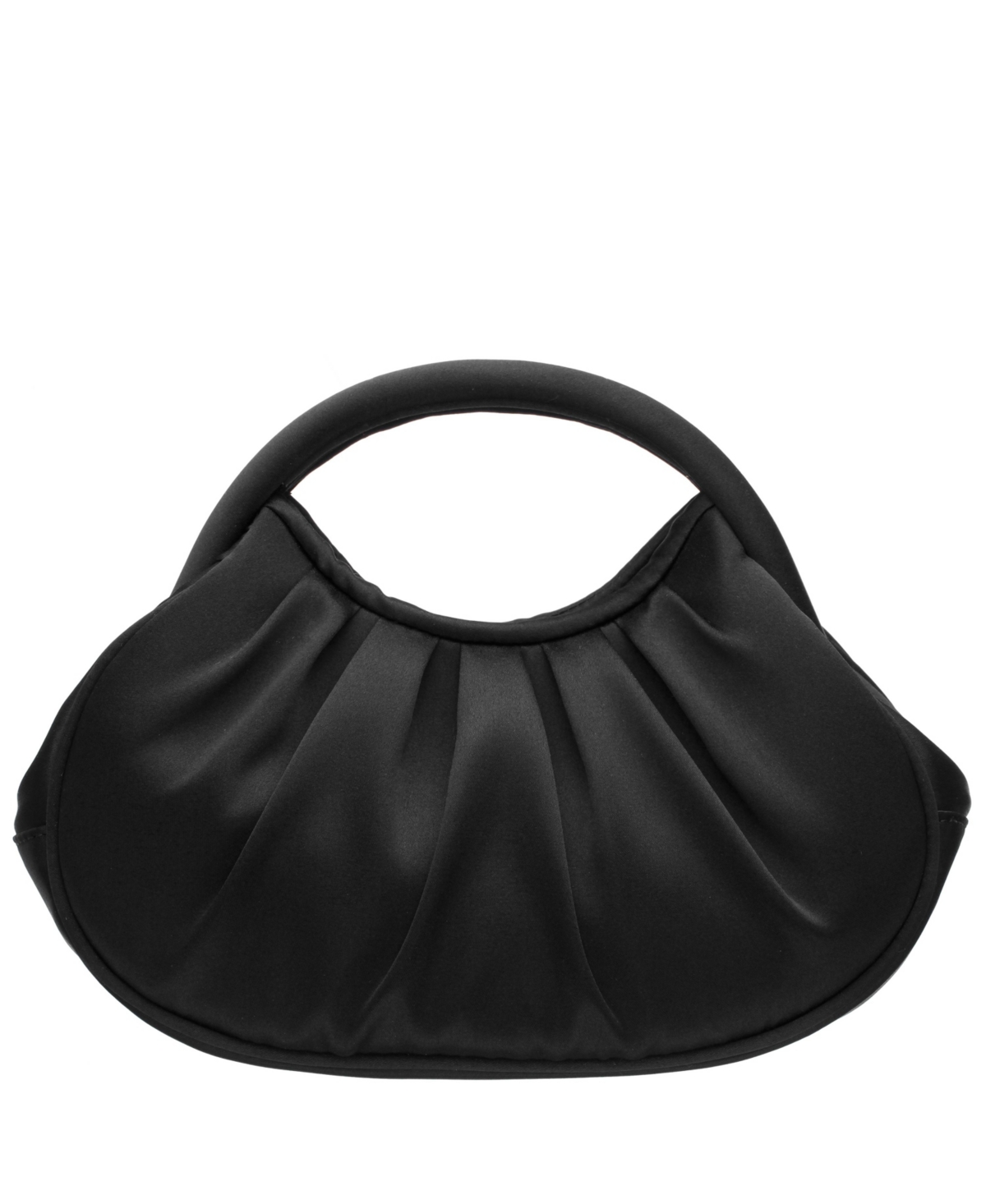 Mini Moon with Cut Out Handle Satchel Bag - Navy