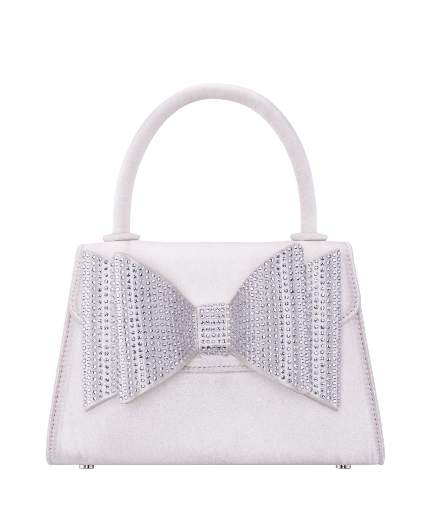 Женская сумка Nina Crystal Double Bow Handheld Satchel, цвет: Слоновая кость — фото 1