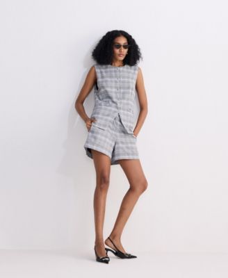 Women's Cotton Tweed Shorts