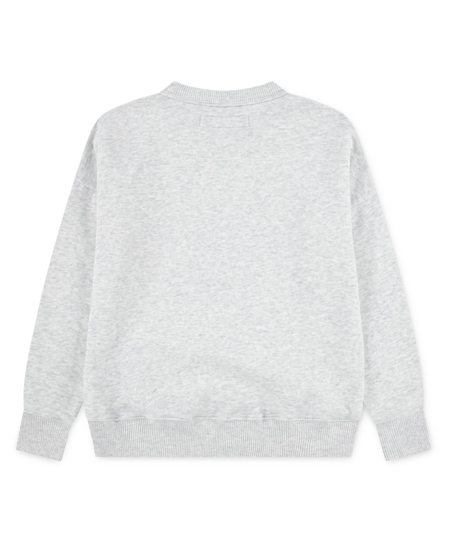 Толстовка abercrombie kids Paris Crewneck Sweatshirt для девочек, цвет: Светлый серый меланжевый — фото 7