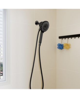 High Pressure Shower Heads 6 Spray Mode, Magnetic Shower Head for Bathroom, Matte Black Handheld Shower with 60 inch Stainless Steel Hose