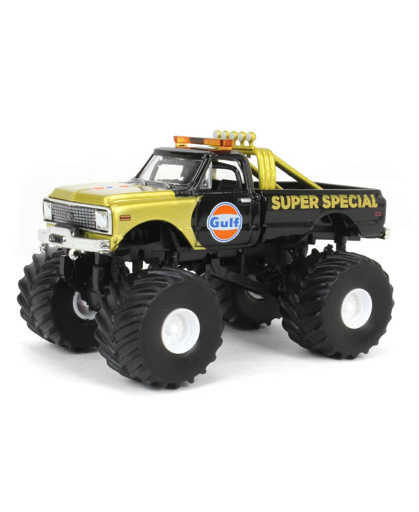 Детская игрушка Greenlight Collectibles 1/64 Scale 1971 K-10 Gulf Oil Super Special Collectible Truck — фото 1