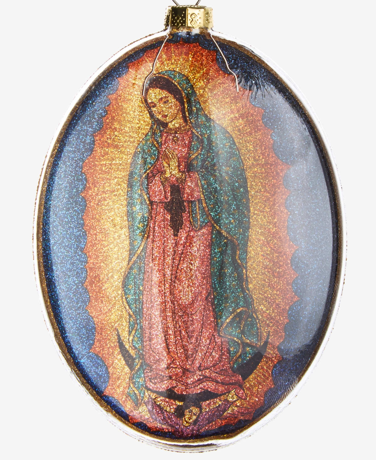 Holiday Lane Blessed Our Lady Of Guadalupe Disc Ornament, Macy's Exclusive In Multi