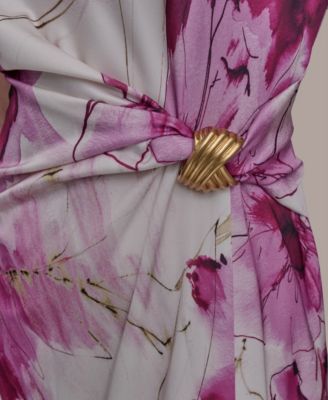 Women's Sleeveless Floral Midi Dress