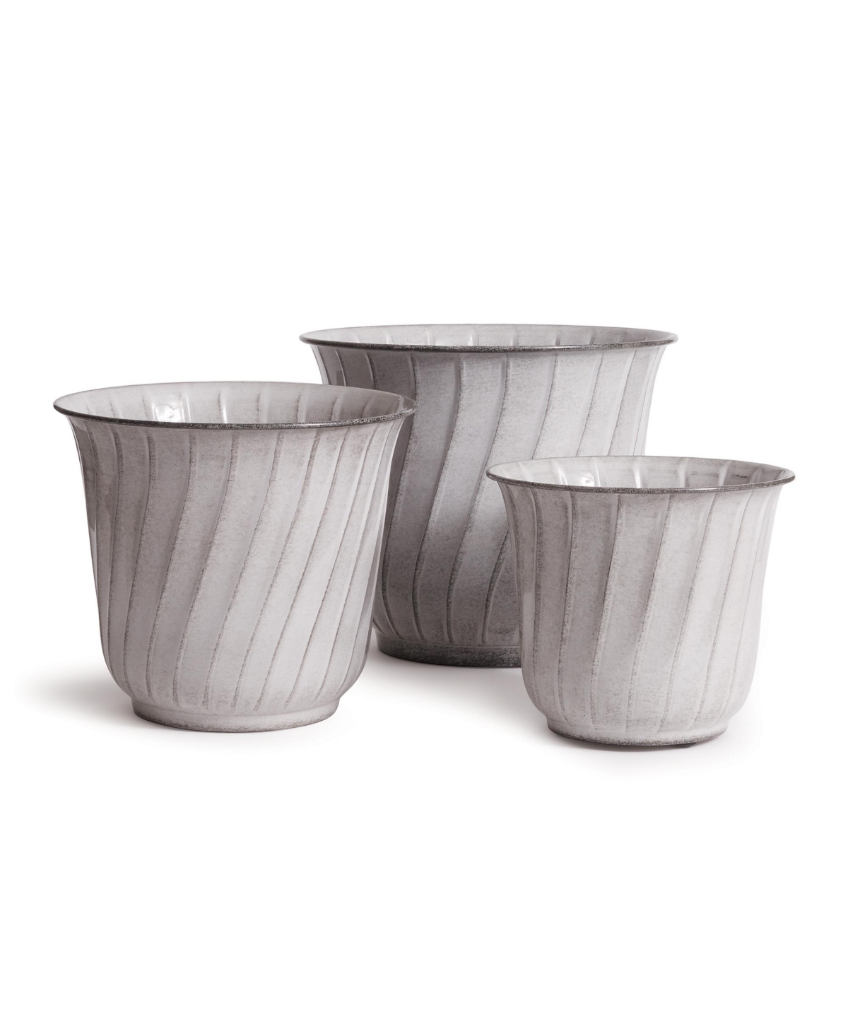 Leilani Pots Set of 3 - Grey