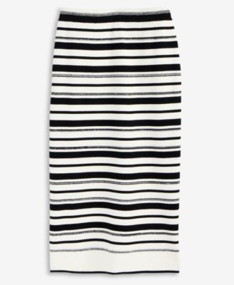 Women's Striped Sweater Maxi Skirt, Exclusively at Macy's