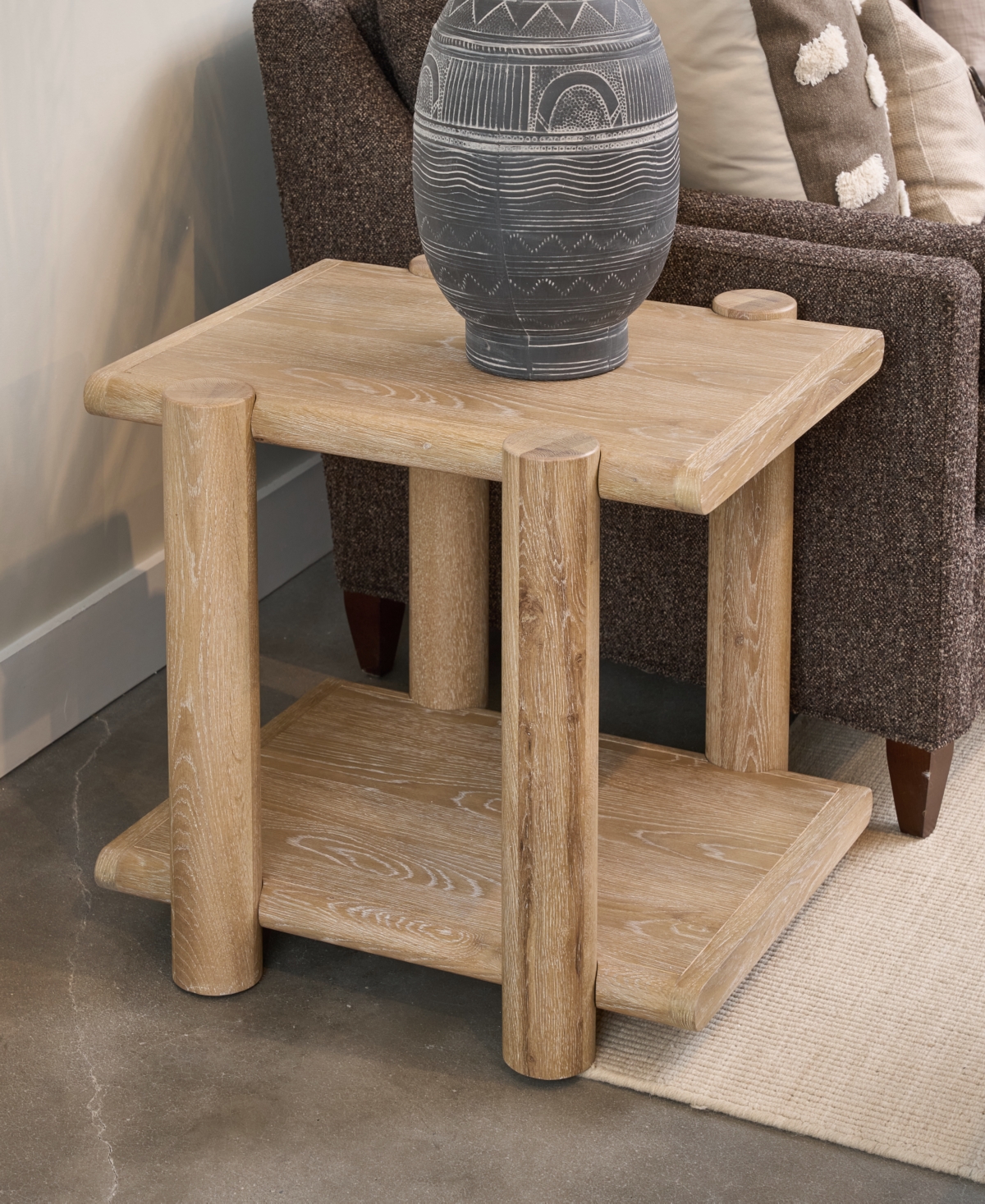 Macy's Tao 24" Taos Solid Oak End Table