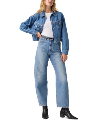 Women's Cinch High-Rise Barrel-Leg Jeans