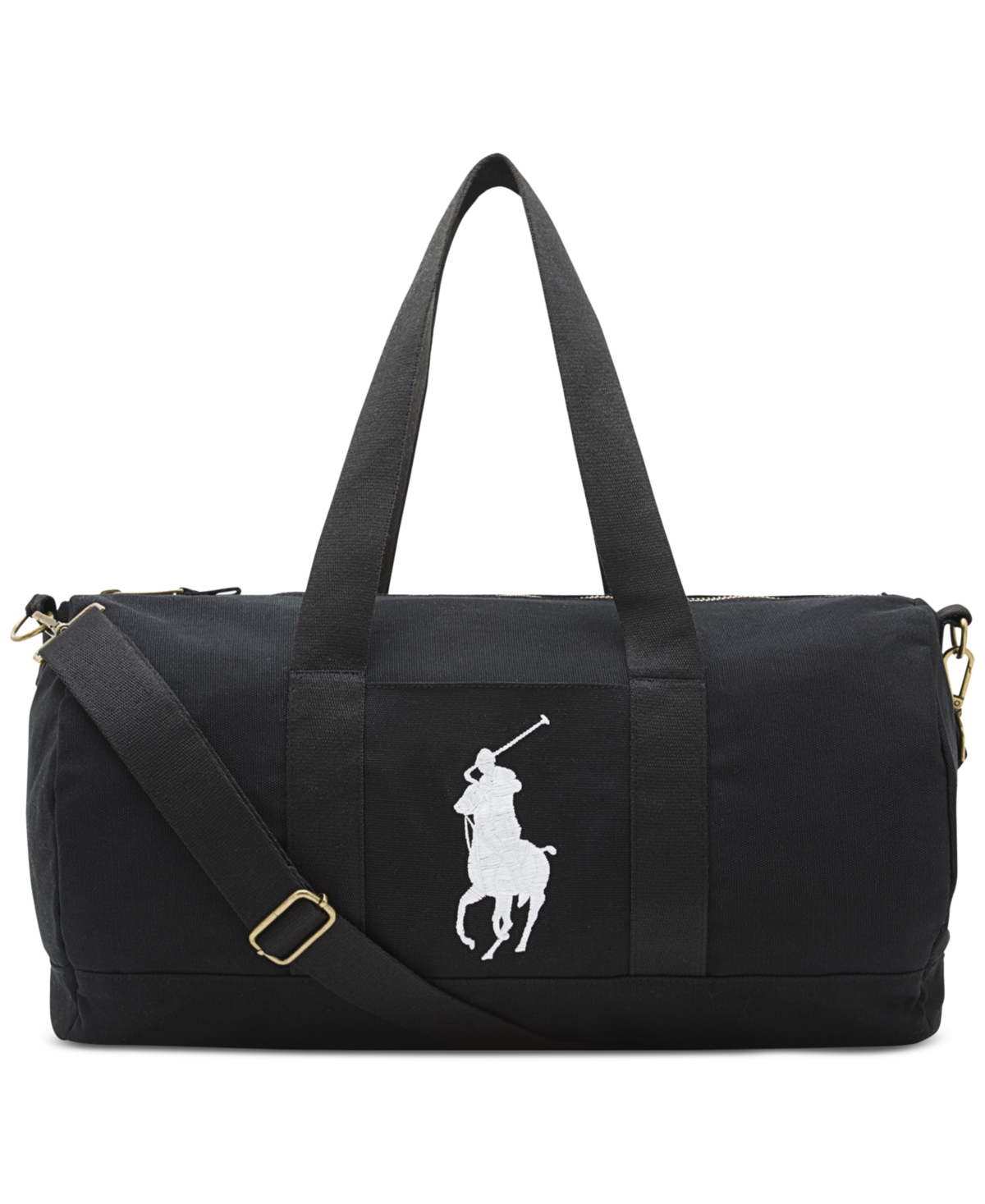 Polo Ralph Lauren Kids Player Duffle Bag In Black