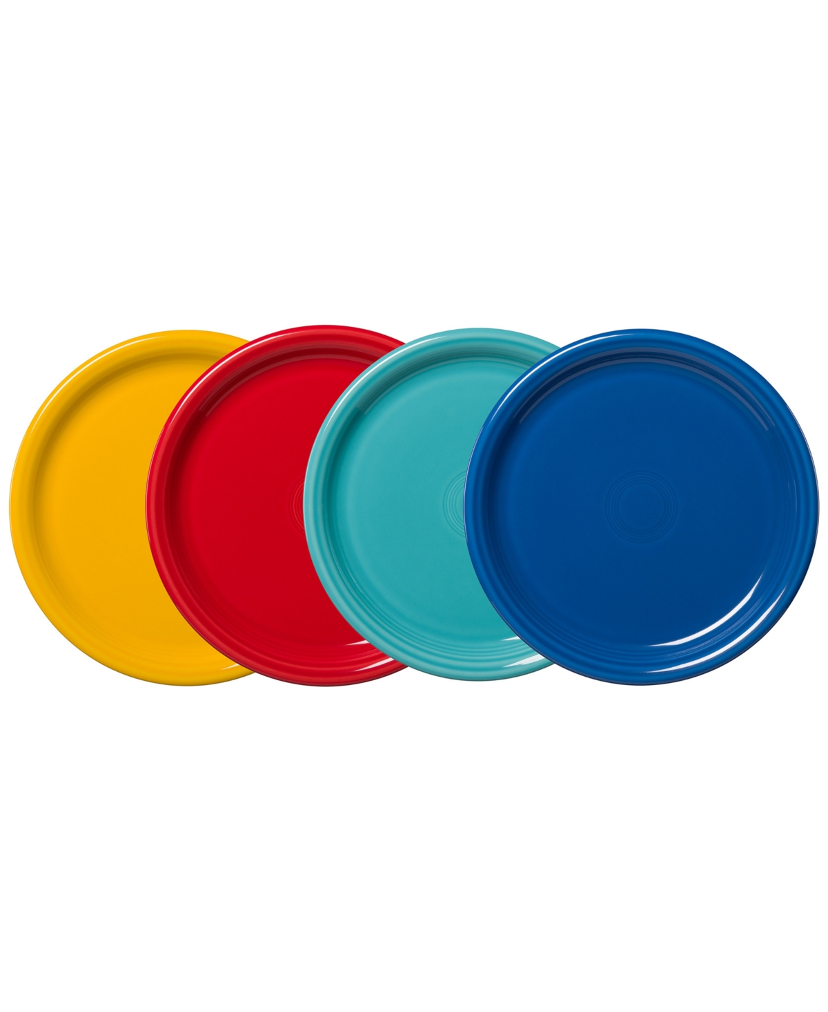 Vibrant Bistro Coupe Dinner Plates, Set of 4 - Vibrant