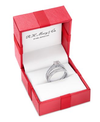 Diamond Bridal Set (1 1/2 ct. t.w.) in 14k White or Yellow Gold