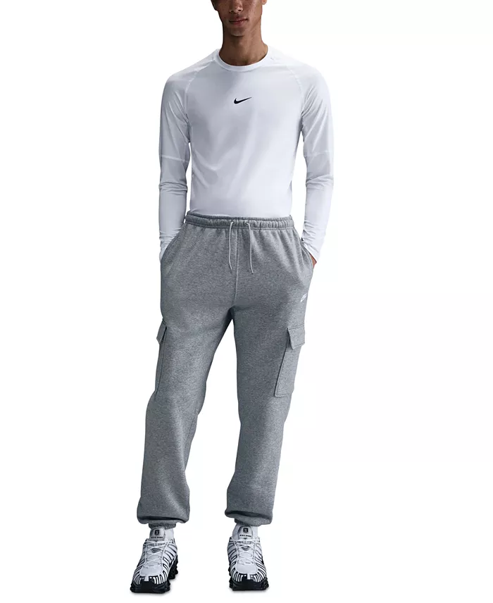 Men's Club Fleece Cargo Regular-Fit Pants