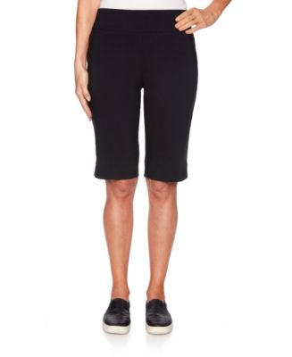 Ruby Rd. Petite Pull On Tech Bermuda Short - Macy's