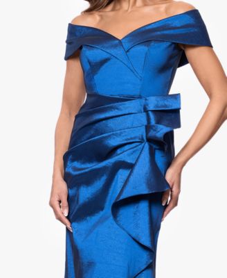 Petites Sweetheart-Neck Long Sheath Dress