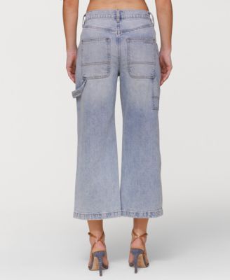 Women's Drawstring Cropped Utility Jeans