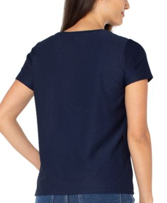 Women's Jacquard Crewneck T-Shirt 