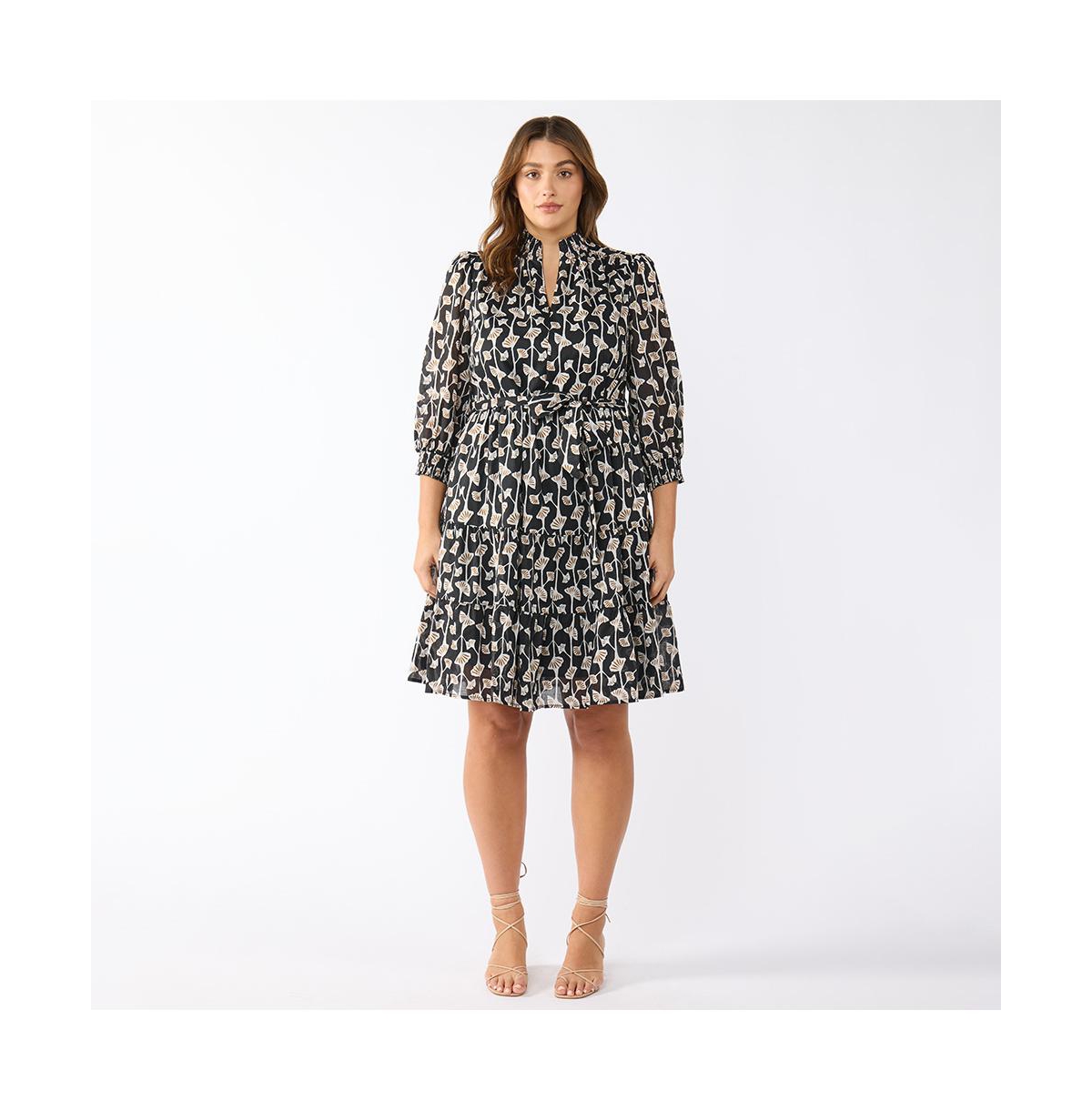 Sea Lily Shirt Dress - Print