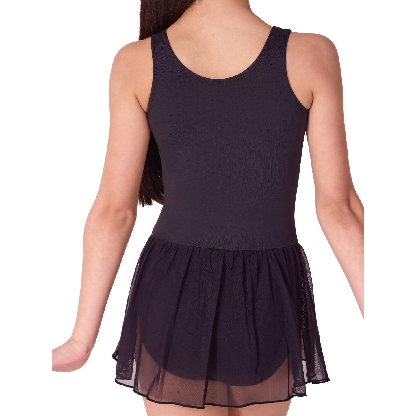 Платье Capezio Future Star Tank Dress для девочек, цвет: Чёрный — фото 3