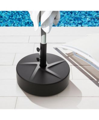 Patio Umbrella Base and Sand Fillable Market Table Umbrella Stand