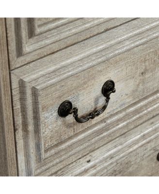 CASAINC Farmhouse Vintage 7-Drawer Rustic Bathroom Cabinet Organizer with Natural Texture