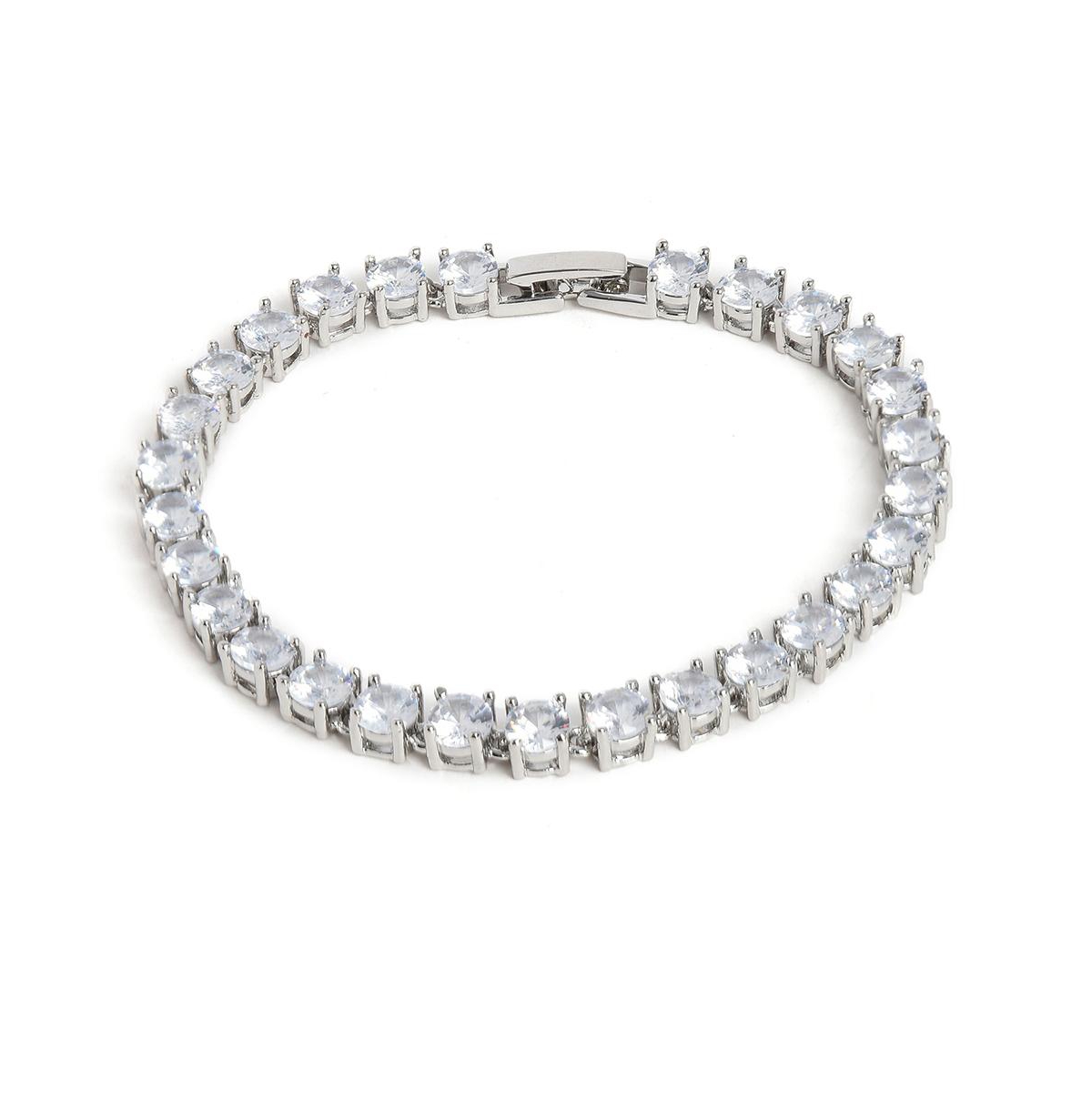 Women's Bling Tennis Bracelet - Silver