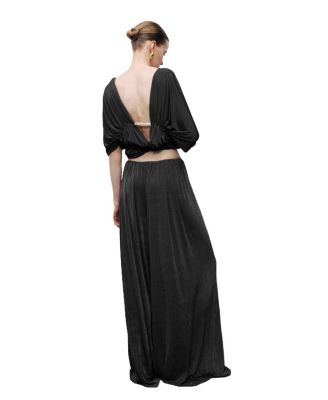 Women's V-Neck Beaded Accessory Blouse