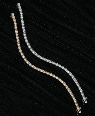 Diamond Bracelet (3-1/5 ct. t.w.) in 14K White Gold (also in 14K Yellow Gold), Exclusive