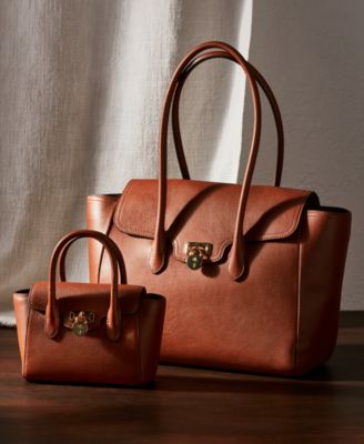 Pebbled Leather Extra-Large Tanner Satchel