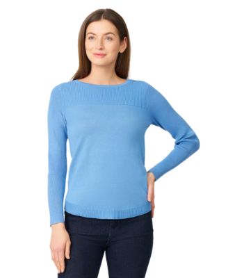 Women's Boat Neck Long-Sleeve Sweater