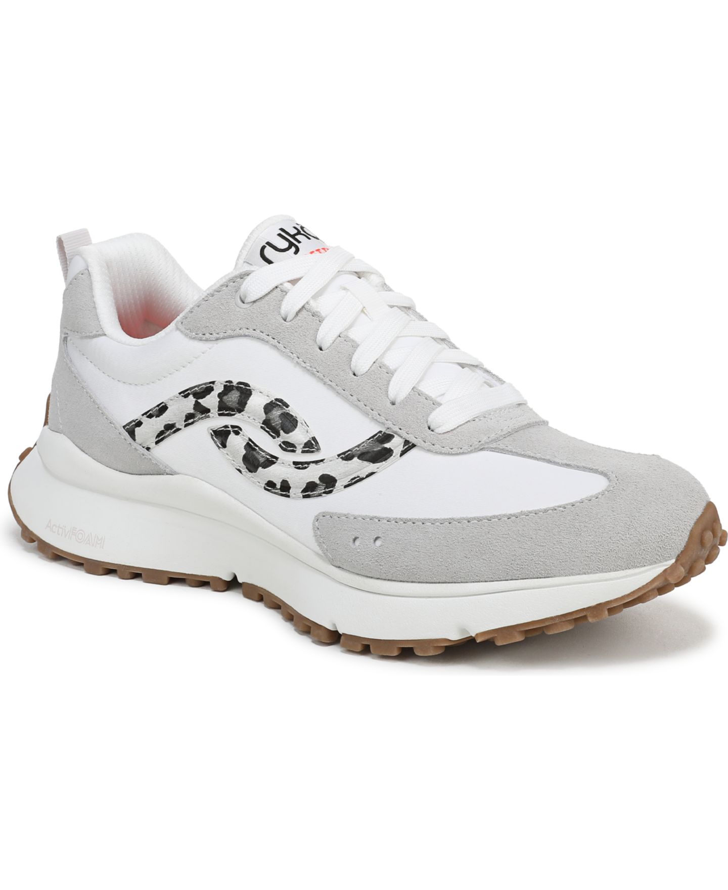 Женские кроссовки Ryka Jetsetter Lace Up Retro, цвет: Медовый коричневый сетчатый — фото 6