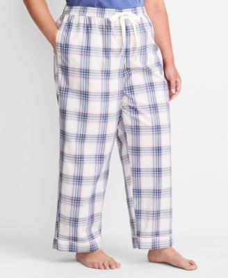 Women's Poplin Pajama Pants, XS-3X, Macy's Exclusive