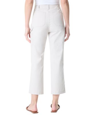 Women's High Rise Cropped Cargo Pants