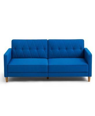 77" Polyester Victoria Convertible Sofa Bed