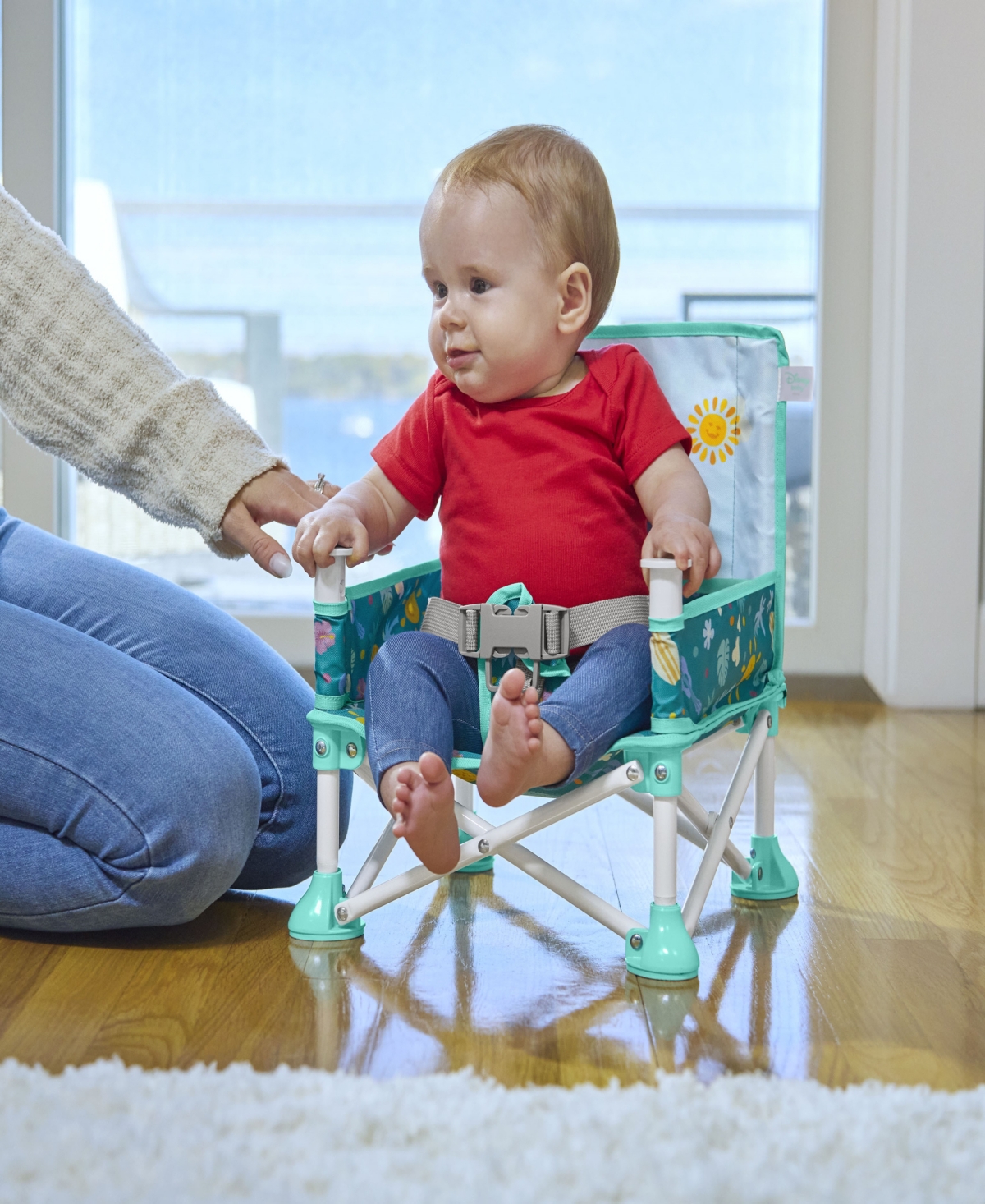 Bright Starts Infant Stitch Pop N Sit 3-in-1 Seat