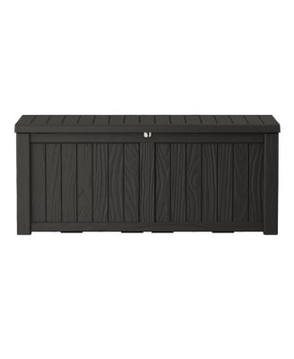 120 Gallon Resin Outdoor Storage Deck Box