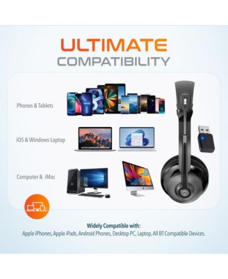 30X Bluetooth Headset & 3-in-1 Wireless Charging Station (DHSWC130XD)