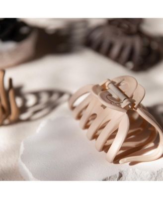 Extra Large Matte Claw Clip - Nude